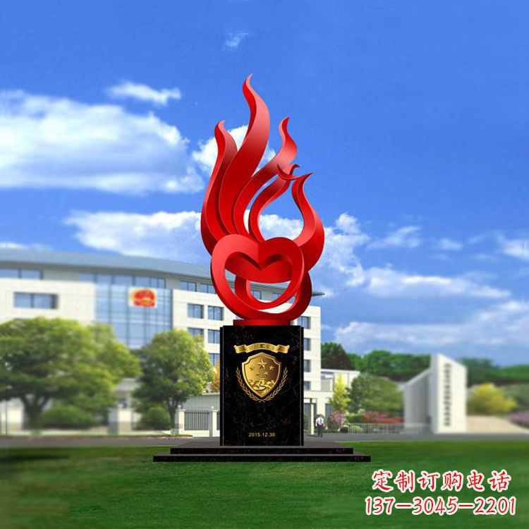 福建精致凤凰不锈钢雕塑