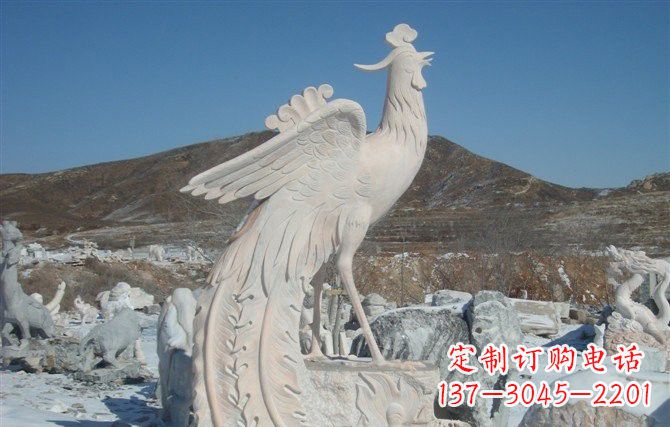 福建精美大型凤凰石雕