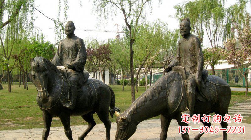 福建浪漫动人的骑马雕塑