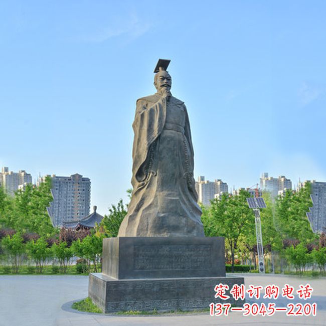 福建荣耀隋文帝 杨坚青石雕塑