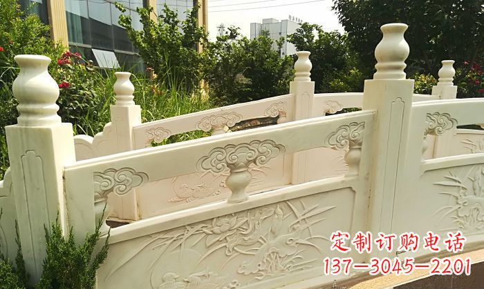 福建公园汉白玉石拱桥 (3)
