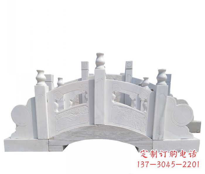 福建汉白玉石拱桥雕塑