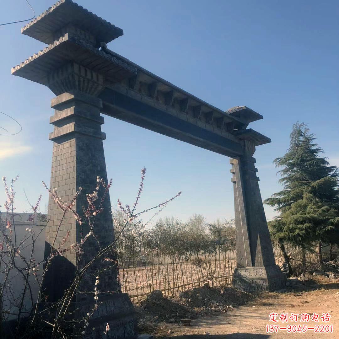 福建公园汉阙大门石雕