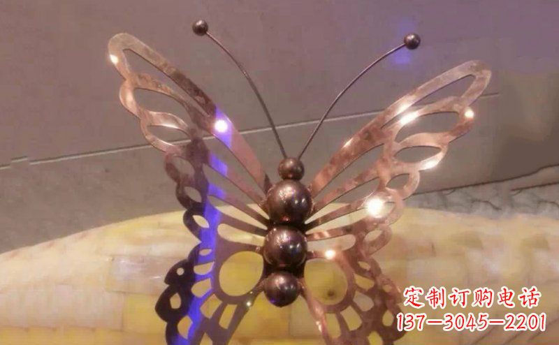 福建高品质不锈钢蝴蝶雕塑