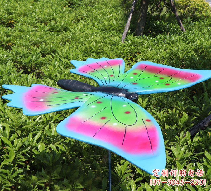 福建昆虫蝴蝶雕像
