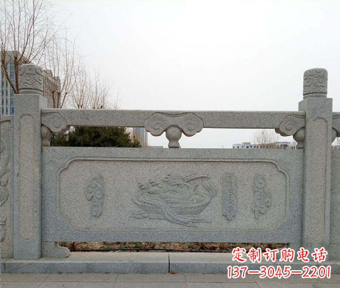 福建公园户外栏板石雕