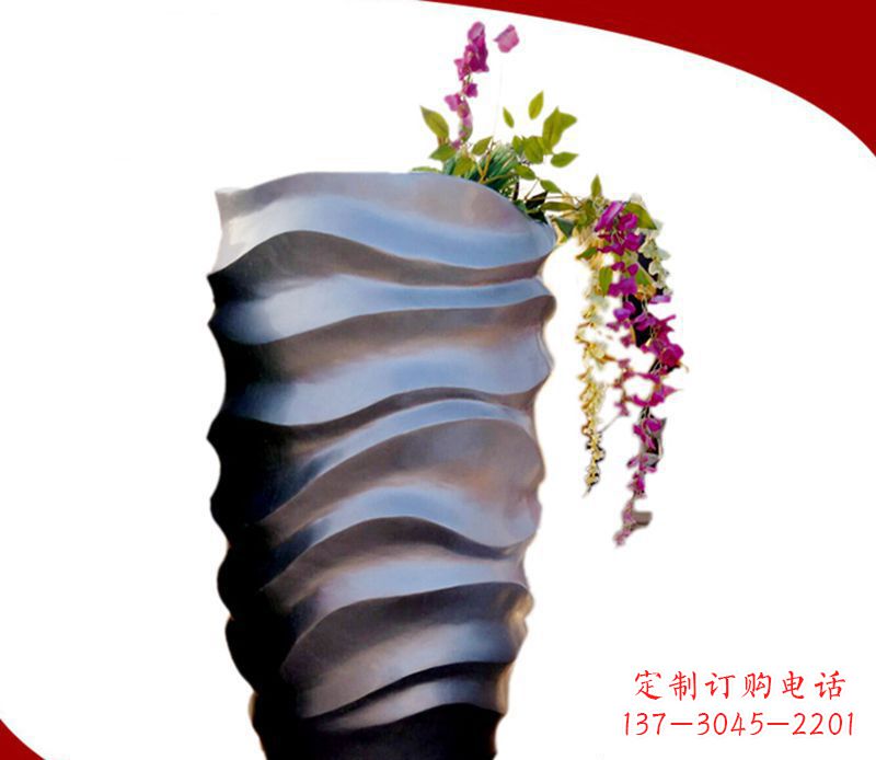 福建领雕塑花盆景观雕塑