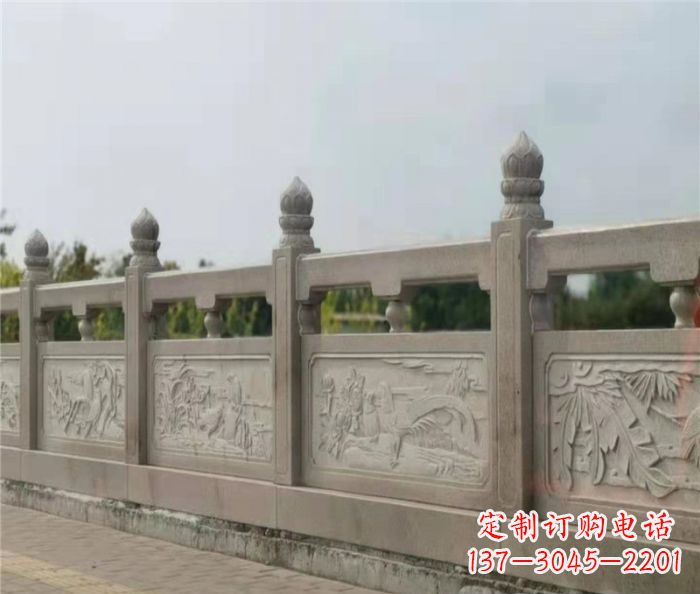 福建泰山大理石浮雕栏板雕塑