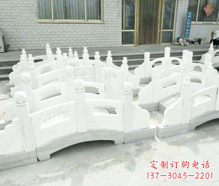 福建专业定制大理石拱桥雕塑