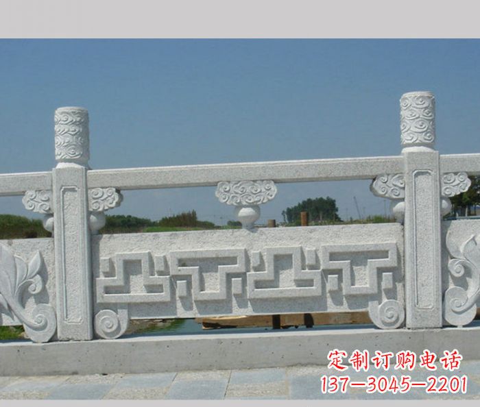 福建公园景观大理石栏板雕塑