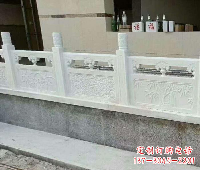 福建艺术大理石栏板石雕
