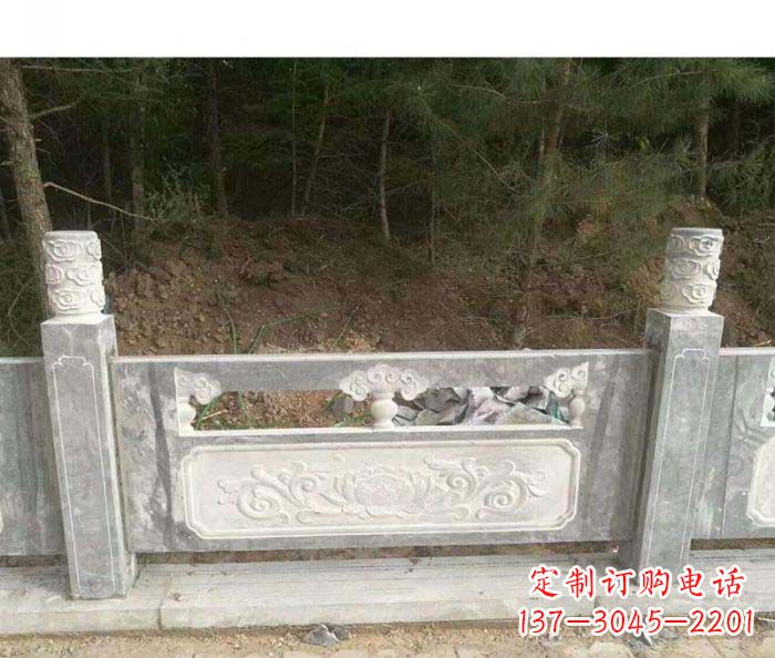 福建大理石栏板石雕艺术品