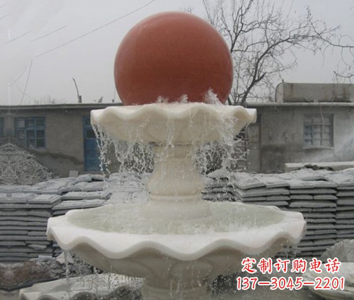 福建精美风水球石雕
