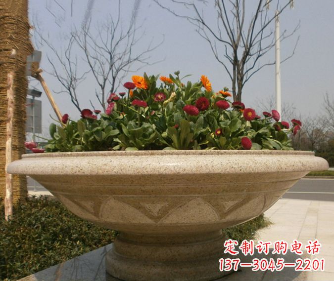 福建中领雕塑花盆石雕