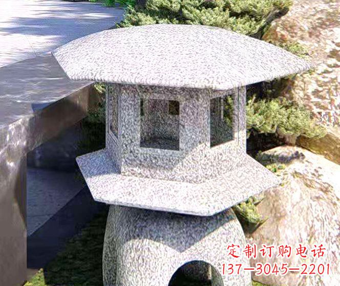 福建公园景观小型石灯雕塑 (2)