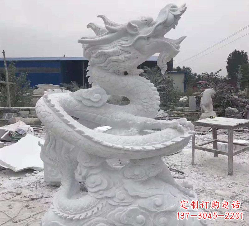 福建公园景区盘龙石雕