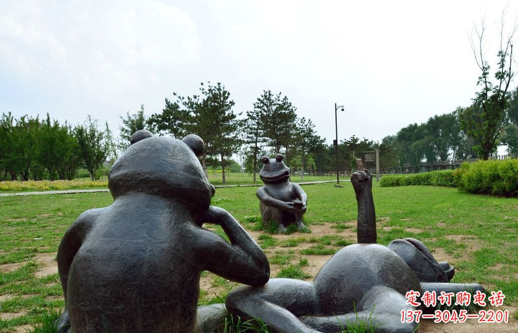 福建中领雕塑 | 艺术级青蛙铜雕