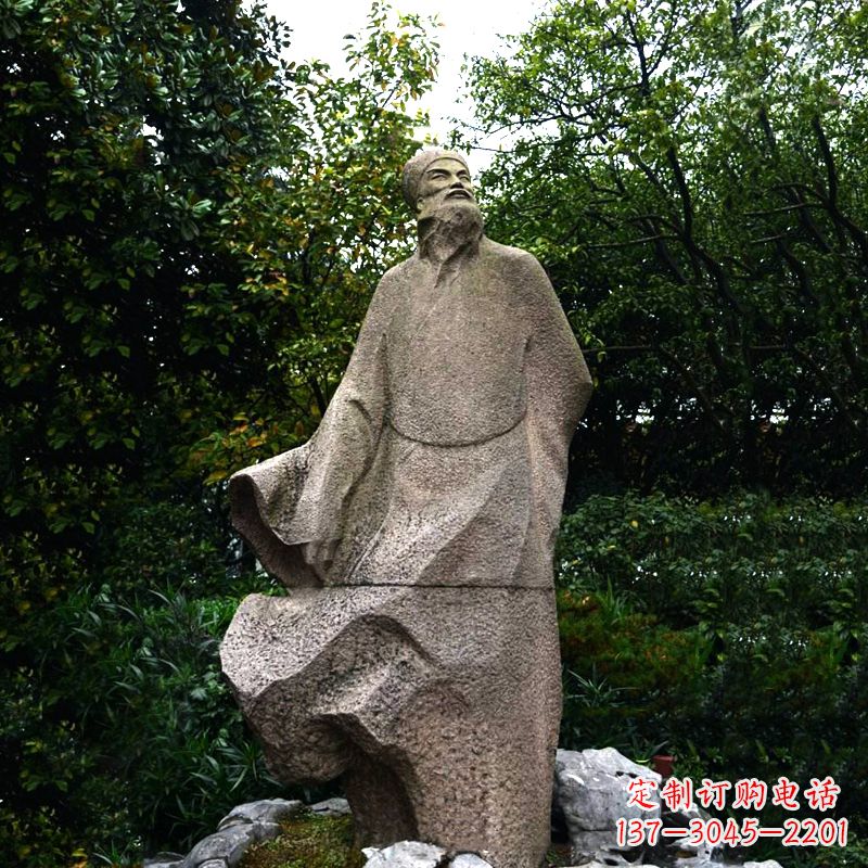 福建精美苏东坡砂岩雕塑