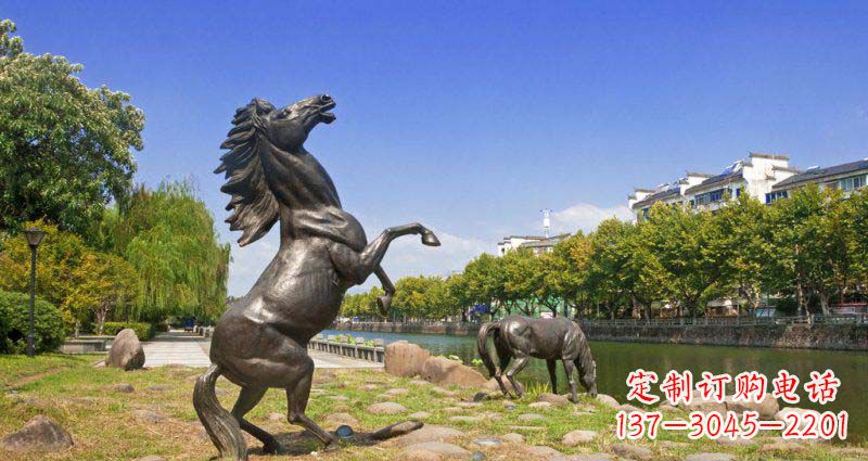 福建中领雕塑精美动物铜雕