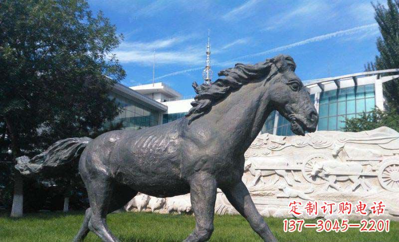 福建马动物铜雕塑