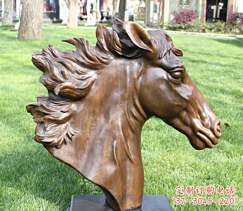 福建马头铜雕工艺品
