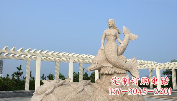 福建中领雕塑 | 精致海豚雕塑