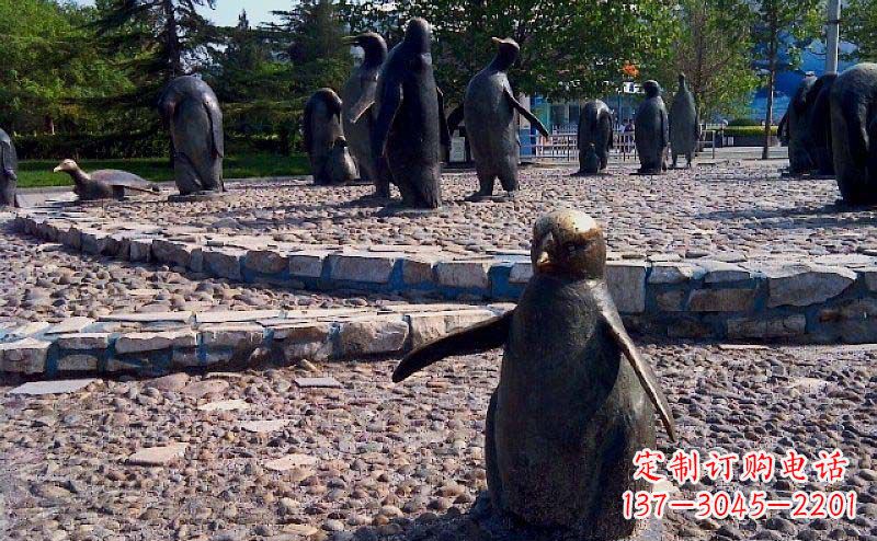 福建企鹅动物铜雕