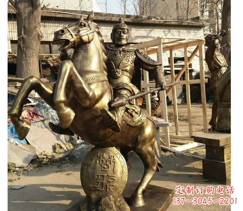福建高雅骑马雕塑