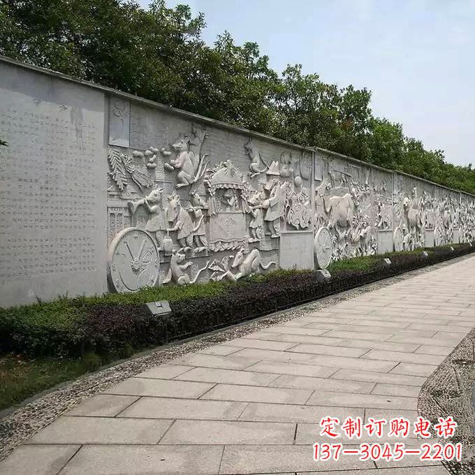 福建领雕塑 | 十二生肖文化浮雕