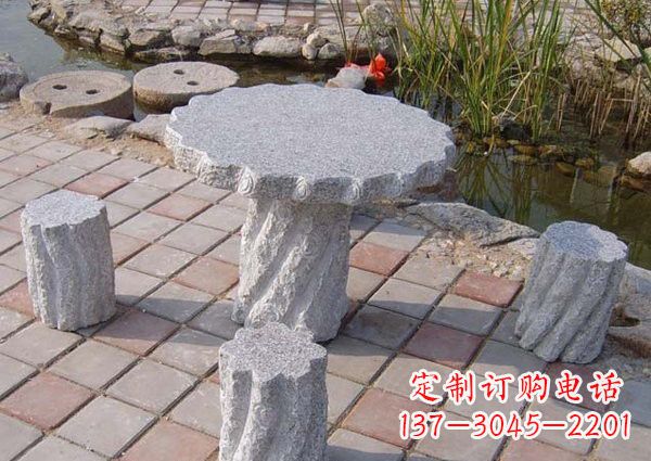 福建公园石桌凳雕塑