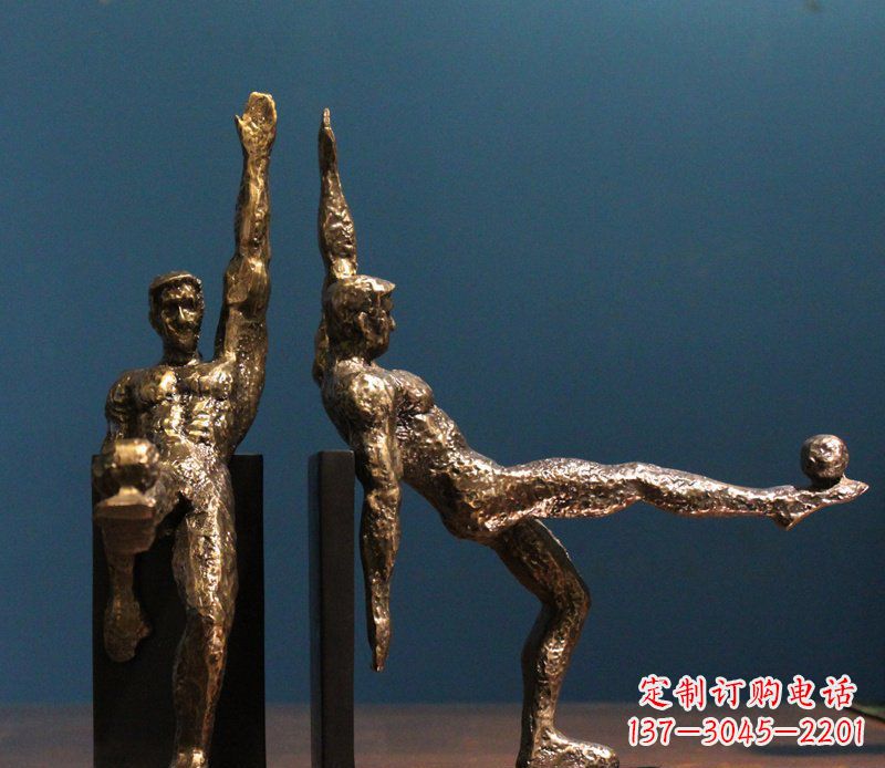 福建高雅足球形象铜雕