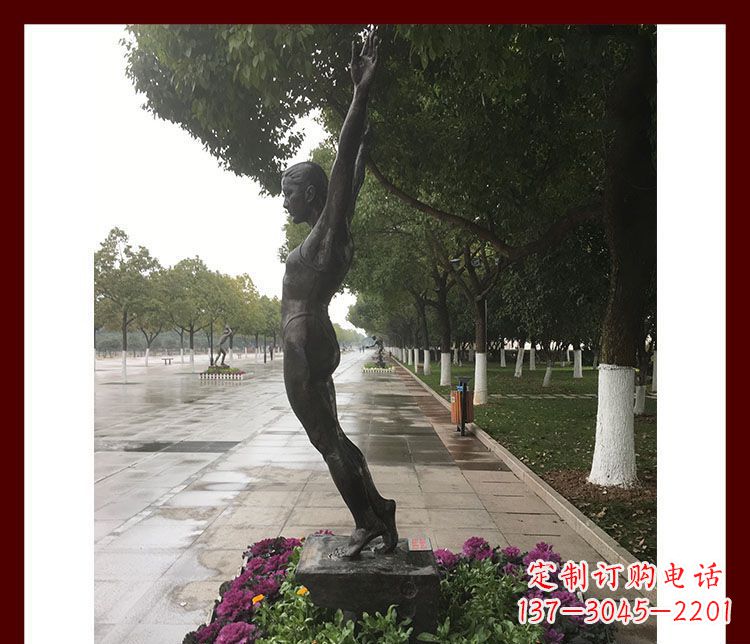 福建产品名称青春力量——运动员铜雕