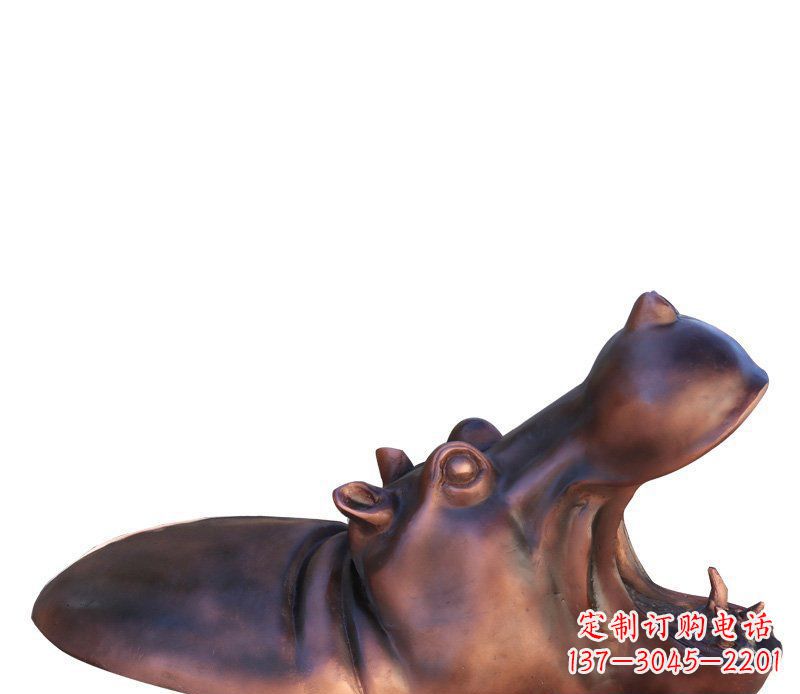 福建产品名称铜质河马雕塑