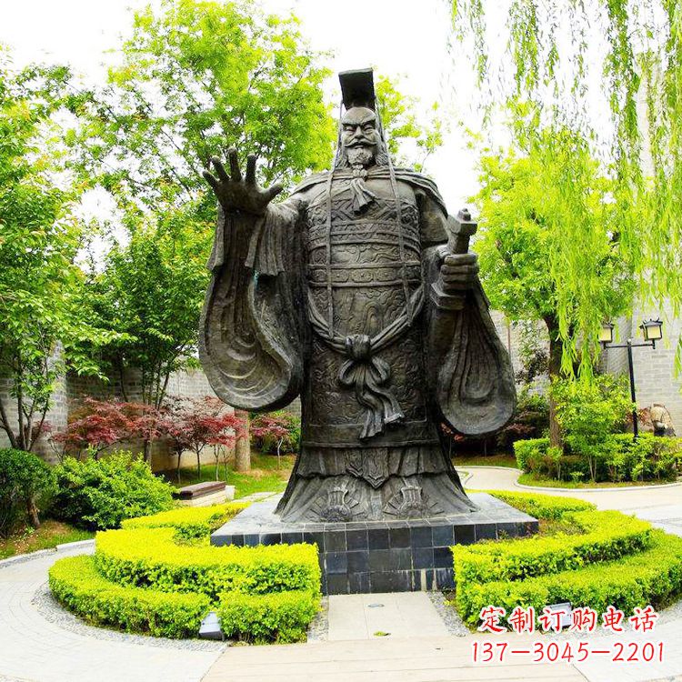 福建公园园林大型古代帝王秦始皇雕塑