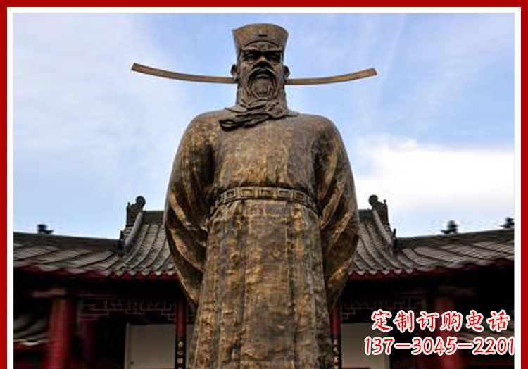 福建古代历史人物包拯官员铜雕