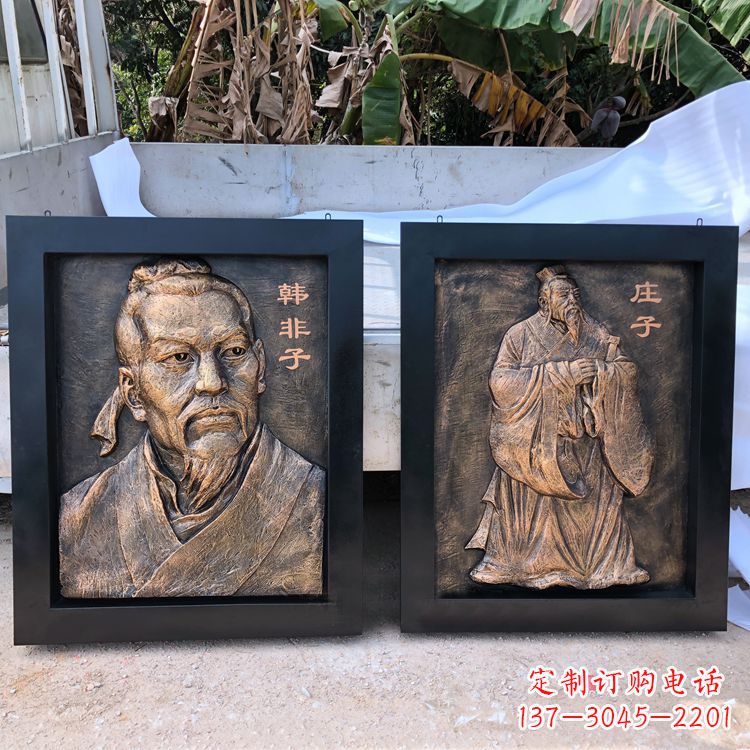 福建中领雕塑专业的古代历史名人头像雕塑定制