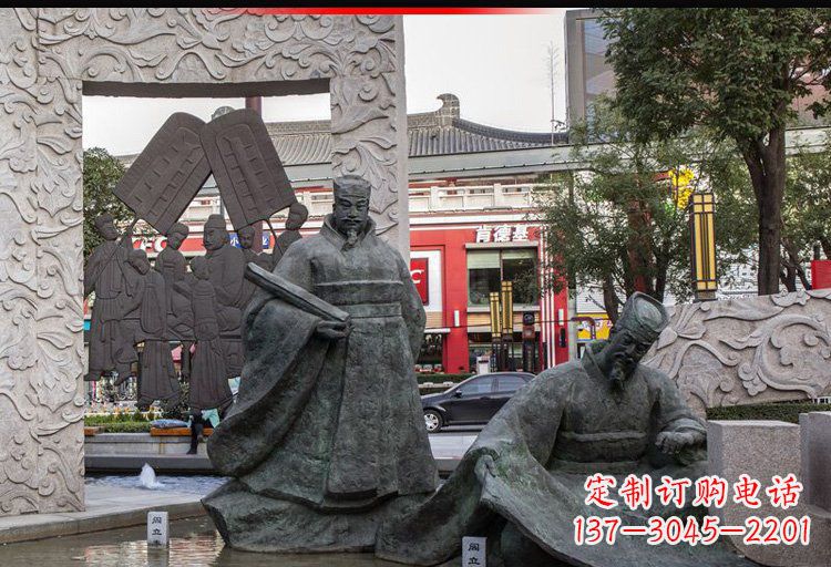 福建阎立德铜雕名人雕塑精美绝伦