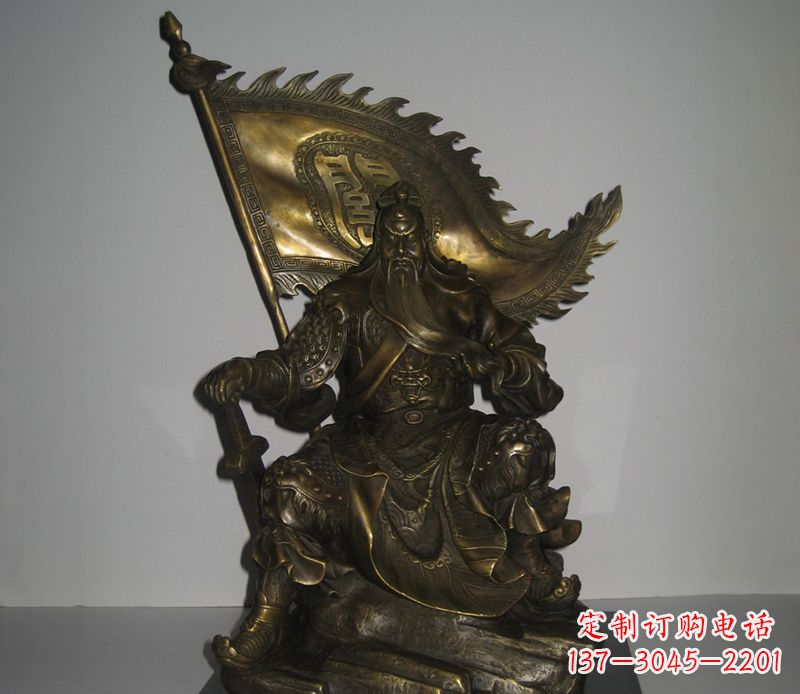 福建经典传承|古代名人关公铜雕
