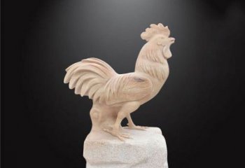 福建公园动物公鸡石雕