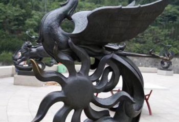 福建天四灵朱雀神鸟雕塑——象征希望的贵族精神