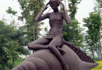 福建海螺姑娘铜雕——让美丽长存记忆