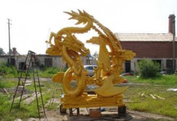 福建产品名称“象征吉祥，唤醒美好——中领雕塑铜雕龙凤呈祥”
