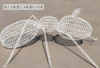 福建美轮美奂的蚂蚁镂空雕塑