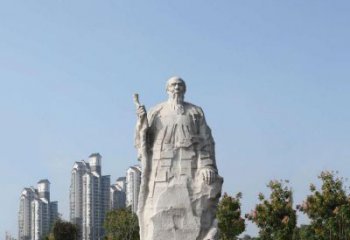福建具有历史意义的画家齐白石汉白玉雕像