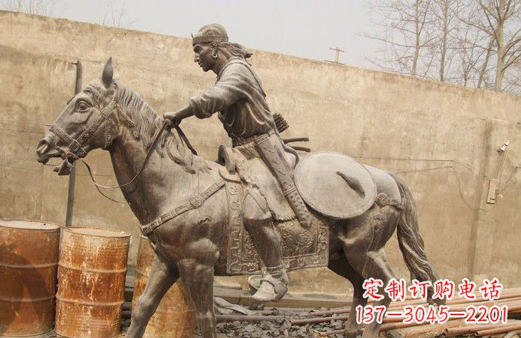 福建古代战马铜雕塑,为您定制灵动雄壮的艺术品