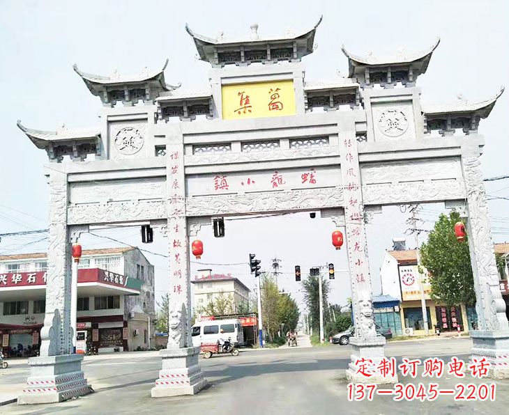 福建牌坊雕塑:传承古典文化,新的艺术精粹