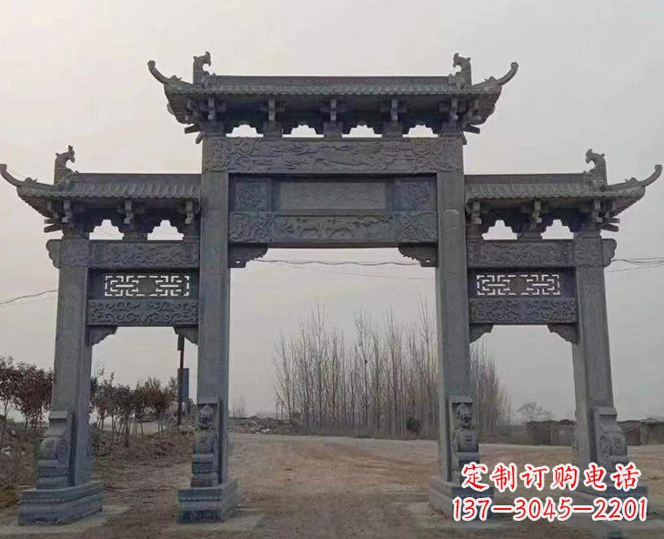 福建古石牌坊图片
