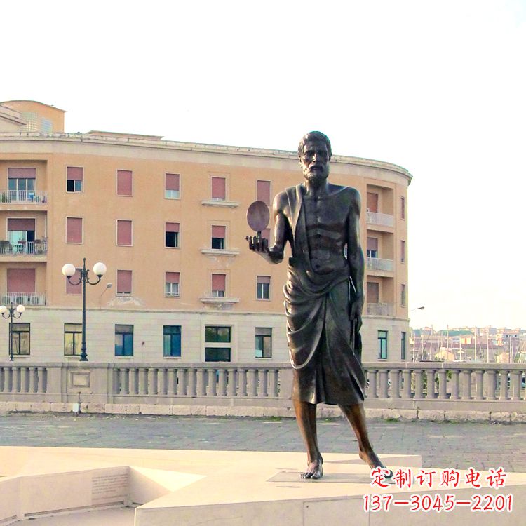 福建中领雕塑阿基米德经典雕塑,历久弥新!