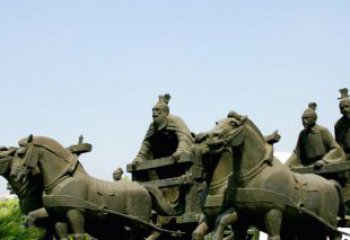 福建中领雕塑--尊贵马车雕塑