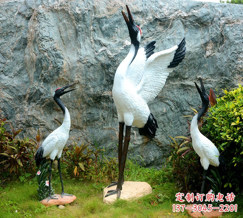 福建精致品质,故宫仙鹤雕塑